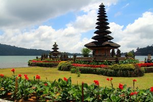 Wasser Tempel in Bali